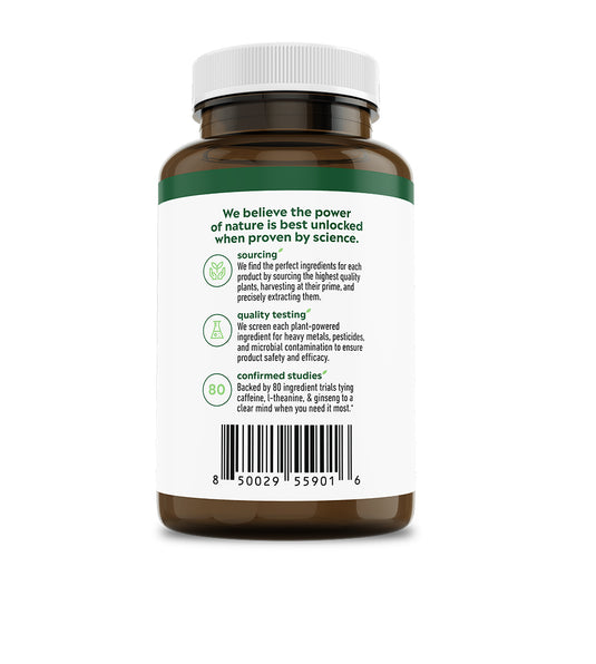 We believe the power of nature is best unlocked when proven by science, with sourcing, quality testing, and confirmed studies.