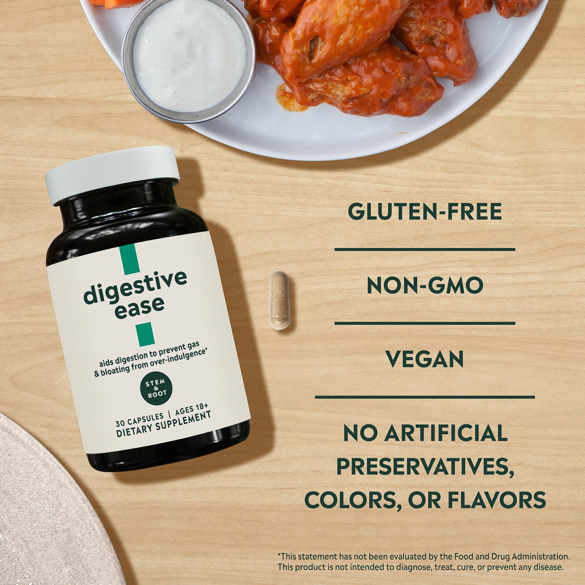 Digesteaze Digestive Ease – Stem & Root